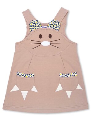 Сарафан Девочкам Bonito Бежевый Мордочка (фото 1)