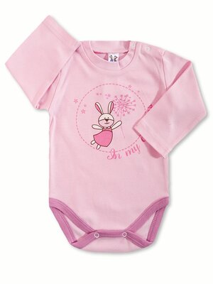 Боди Новорождённым K&r baby Розовый Зайка (фото 1)