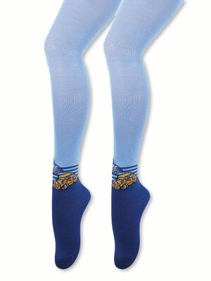 Колготки Мальчикам Para socks Голубой Машинки (фото 1)