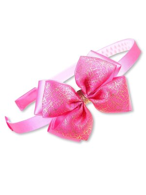 Ободок для волос Девочкам Baby`s joy Розовый яркий Бантик (фото 1)