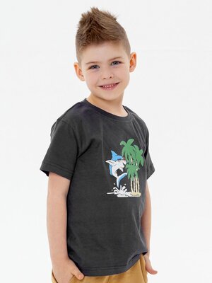 Футболка Мальчикам Takro Графит Акула (фото 1)