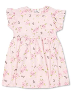 Платье ясельное Новорождённым Армения Розовый светлый Цветы (фото 1)