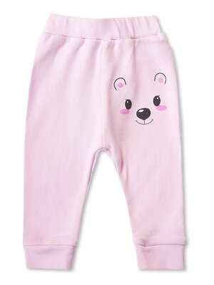 Штанишки Новорождённым Bonito Розовый светлый Мишка (фото 1)