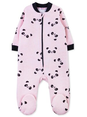 Комбинезон Новорождённым Юлала Розовый меланж Мордочки (фото 1)