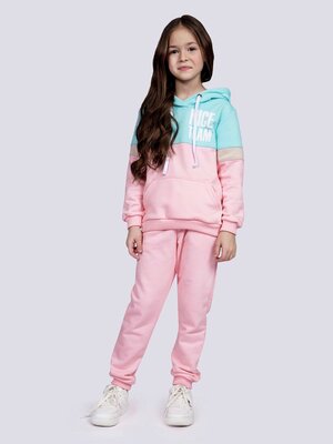 Костюм Архив Россия Мятный; Розовый Надпись (фото 1)