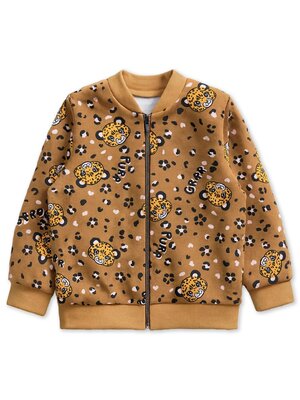 Толстовка Девочкам Юлала Коричневый Леопард (фото 1)