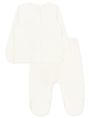 Комплект Новорождённым Юлала Молочный Без рисунка (фото 1)