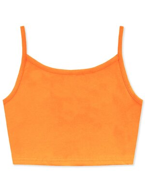 Топ Девочкам Юлала Оранжевый Без рисунка (фото 1)