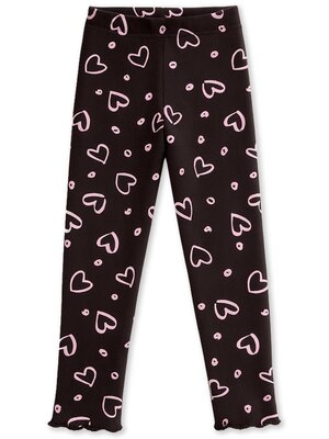Лосины Девочкам Юлала Коричневый тёмный Сердечки (фото 1)