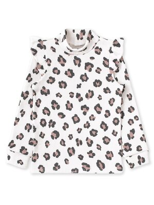 Водолазка Девочкам Юлала Молочный Леопард (фото 1)