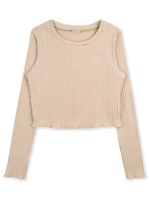 Топ 109 Девочкам Юлала Бежевый Без рисунка (фото 1)