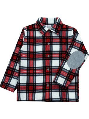 Рубашка Мальчикам Юлала Красный; Белый Клетка (фото 1)