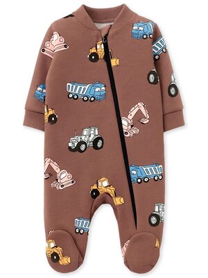 Комбинезон Новорождённым Юлала Коричневый Техника (фото 1)