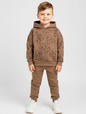 Костюм 105 Мальчикам Юлала Коричневый Мишки (фото 1)