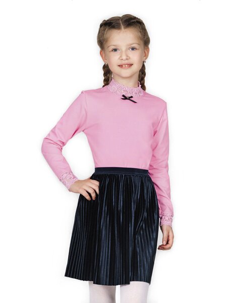 Джемпер Девочкам Россия Розовый Без рисунка (фото 2)