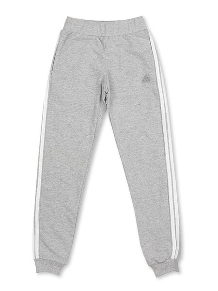 Штаны детские Девочкам Jewel style Серый меланж Сердце (фото 1)