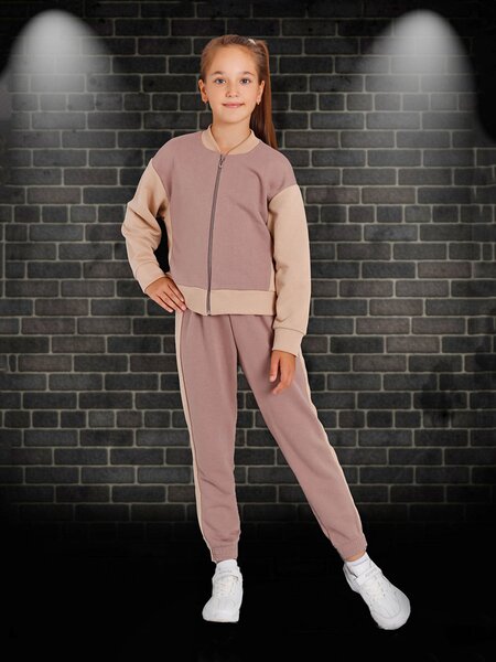 Костюм для девочки Девочкам Kip Коричневый Без рисунка (фото 1)