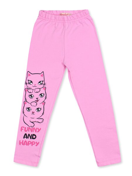 Лосины для девочки Девочкам Bonito Розовый Кошки (фото 1)