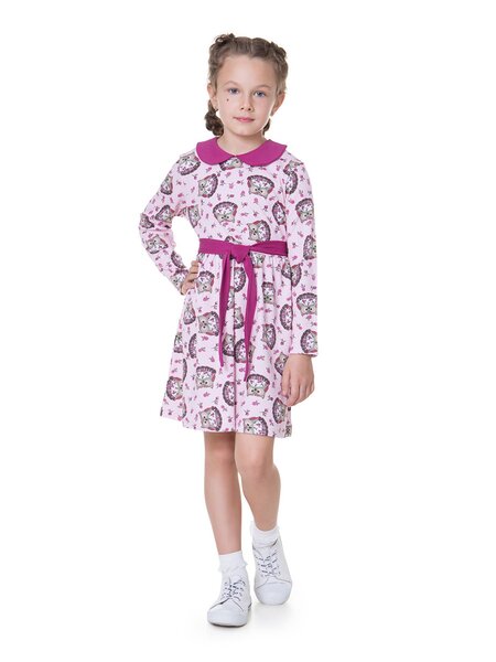 Платье для девочки Девочкам Россия Розовый Совушки (фото 1)