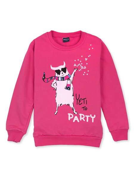 Толстовка для девочки Девочкам Boozya Малиновый Зверёк (фото 1)