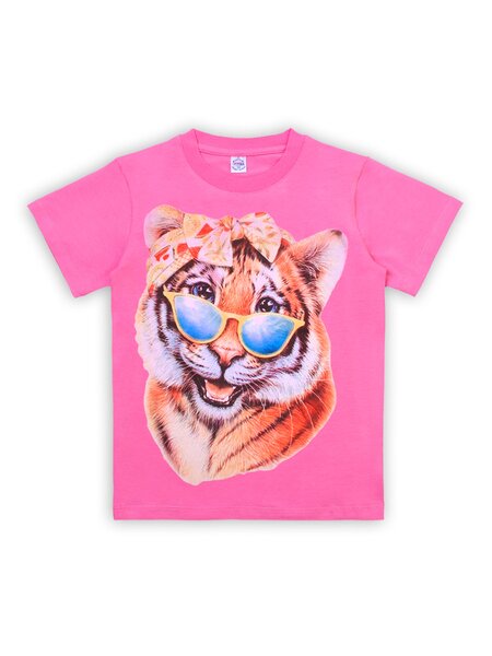 Футболка Девочкам Bonito Розовый Тигр (фото 2)