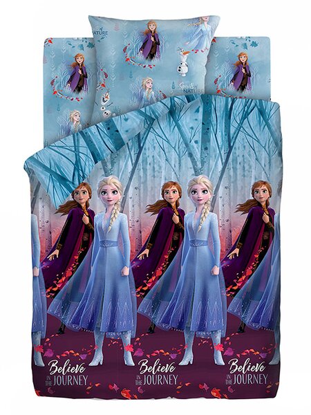 Комплект постельного белья Для дома Россия Синий; Бордовый Принцесса Эльза (фото 1)