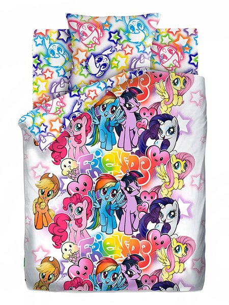 Комплект постельного белья Для дома Россия Мультиколор Пони (фото 1)