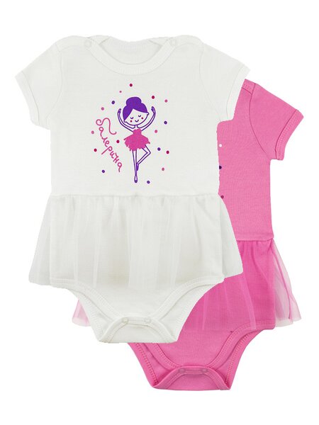 Боди для девочки Новорождённым Юлала Микс Балерина (фото 1)
