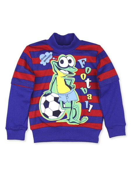 Водолазка для мальчика Мальчикам Весёлый супер далматинец Ультрамарин; Красный Лягушка (фото 1)