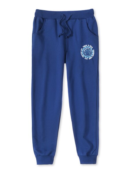 Штаны для мальчика Мальчикам Весёлый супер далматинец Синий тёмный Эмблема (фото 1)