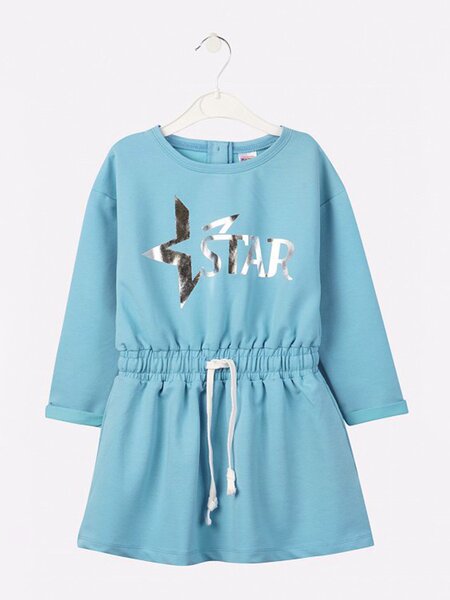 Платье для девочки Девочкам Bonito Голубой Надпись (фото 1)