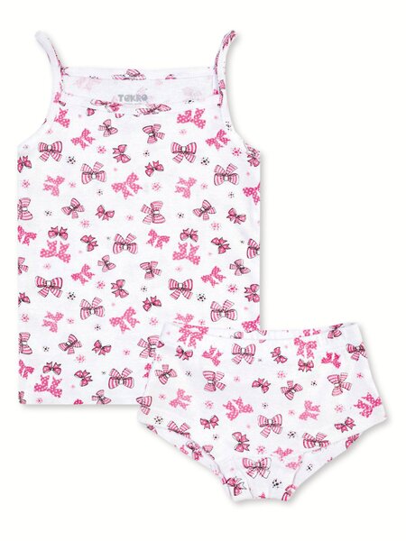 Комплект для девочки Девочкам Takro Белый Бантики (фото 1)