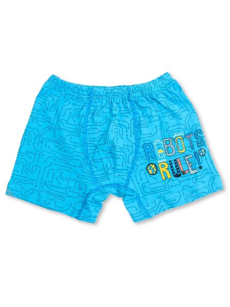 Трусы-боксеры для мальчика Мальчикам Bonito Голубой Надпись (фото 1)