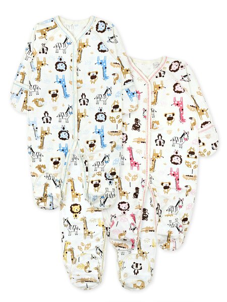 Комбинезон ясельный Новорождённым Юлала Микс Зверята (фото 1)