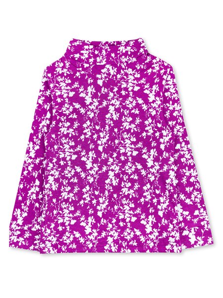 Водолазка для девочки Девочкам Юлала Фуксия Цветы (фото 1)