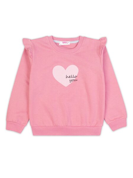 Джемпер Девочкам Takro Розовый тёмный Сердце (фото 1)