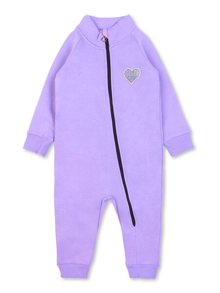 Комбинезон детский Девочкам Bonito Сиреневый Сердце (фото 1)