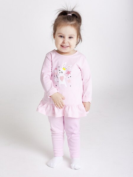Туника Девочкам Takro Розовый светлый Зайка (фото 1)
