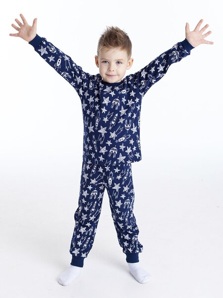 Пижама Мальчикам Takro Чернильный Космос (фото 1)