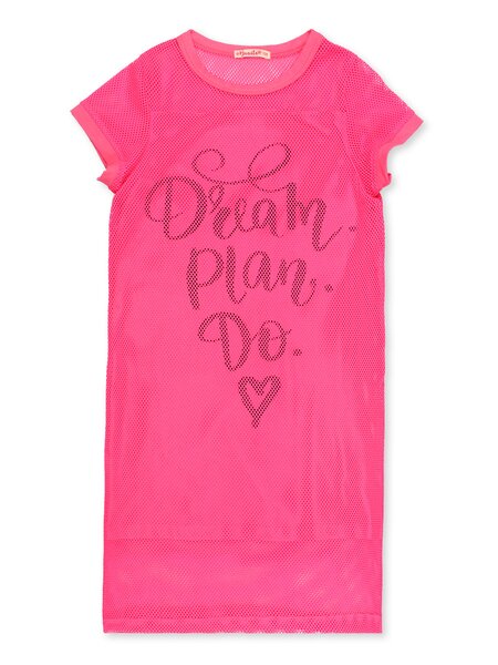 Платье Девочкам Bonito Розовый яркий Надпись (фото 1)