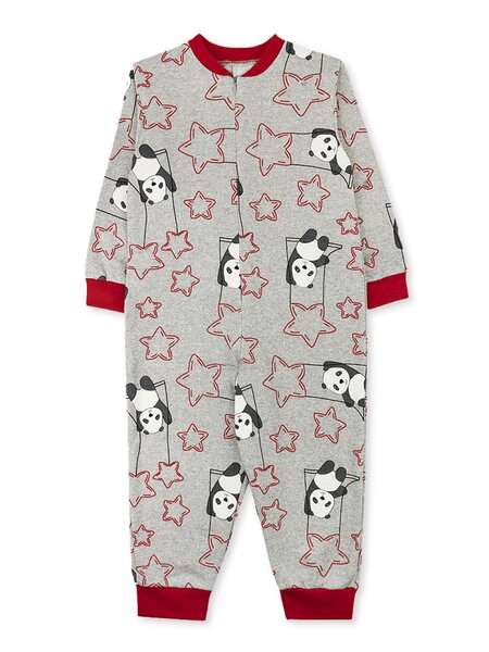 Комбинезон Девочкам Юлала Серый меланж; Красный Панды (фото 1)