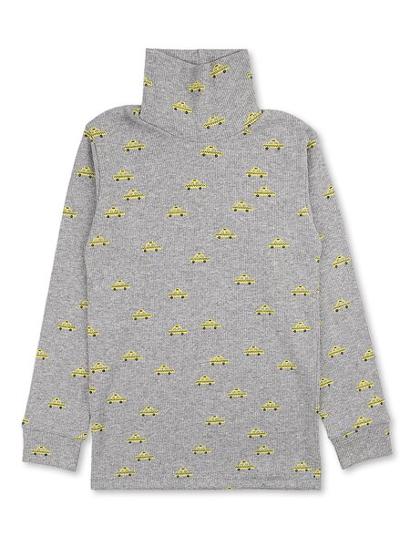 Водолазка Мальчикам Юлала Серый меланж; Жёлтый Машинки (фото 1)