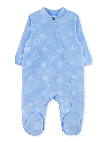 Комбинезон Новорождённым Юлала Синий светлый Мишки (фото 1)