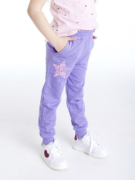 Брюки Девочкам Takro Сиреневый Звезда (фото 1)