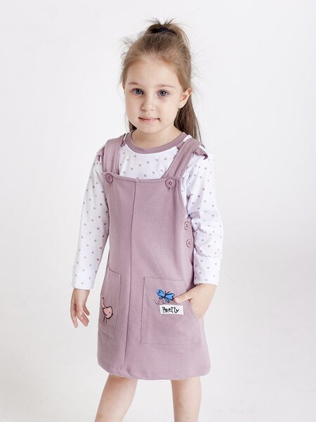 Комплект Девочкам Takro Белый; Пудра Птичка (фото 1)