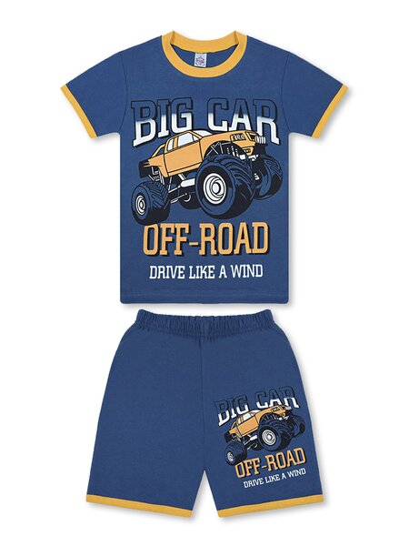 Костюм Мальчикам Bonito Серо-синий Машина (фото 1)