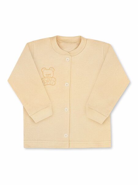 Кофточка Новорождённым Россия Бежевый Мишка (фото 1)