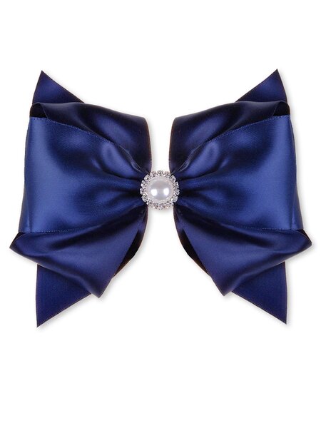 Бант на резинке Девочкам Baby`s joy Чернильный Без рисунка (фото 1)
