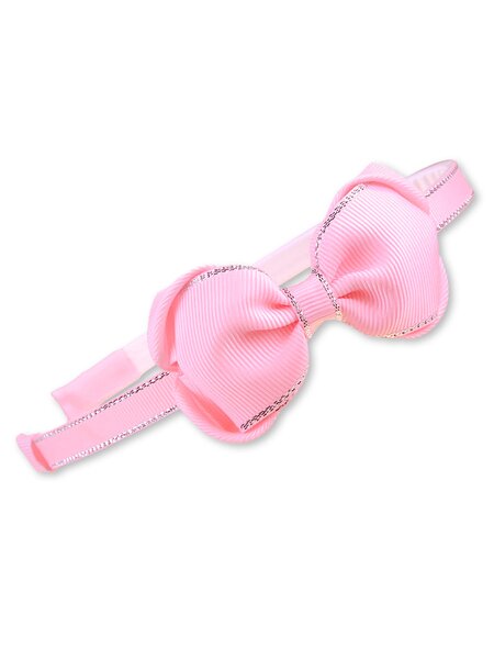 Ободок для волос Девочкам Baby`s joy Розовый Бантик (фото 1)