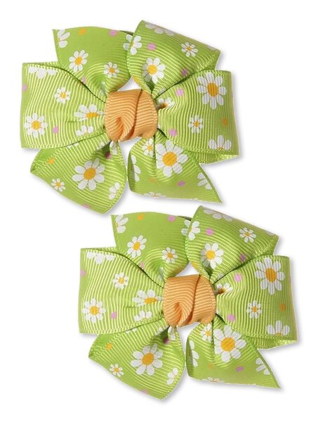 Бантик на резинке, 2 шт Девочкам Baby`s joy Микс Цветы (фото 1)